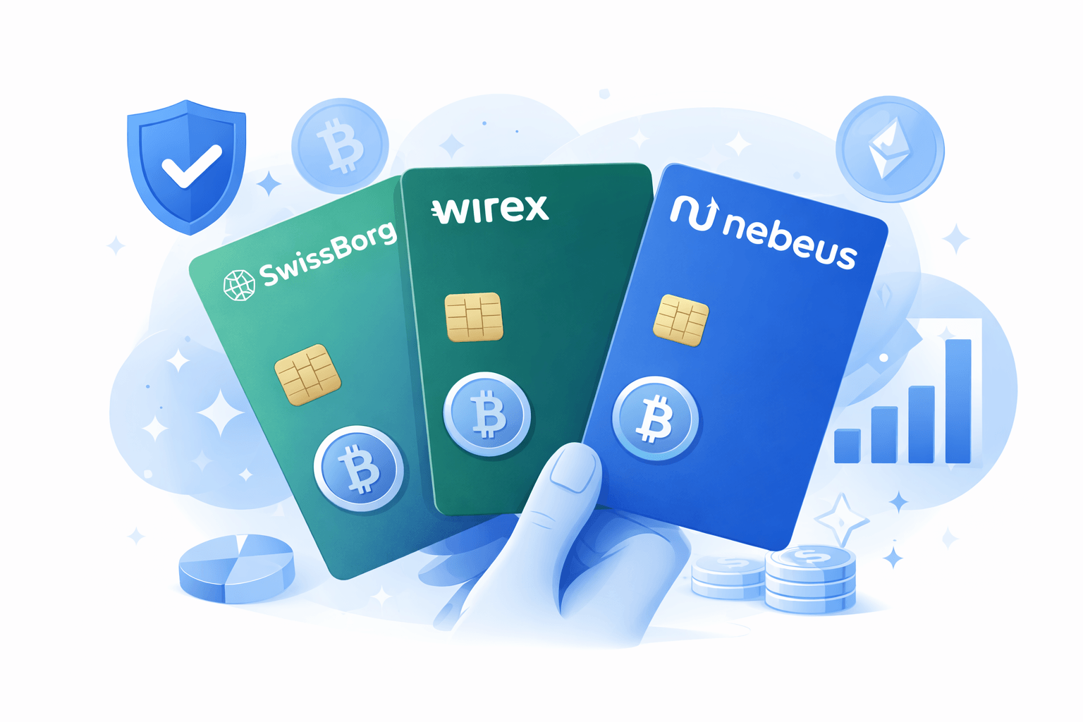SwissBorg vs Wirex vs Nebeus